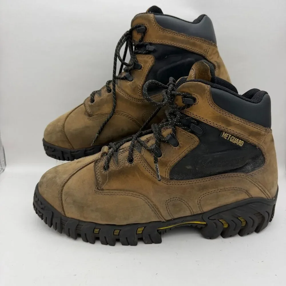 Michelin XPX763 Steel Toe Internal Metguard Work Boots Mens US 13W Brown ASTM F2